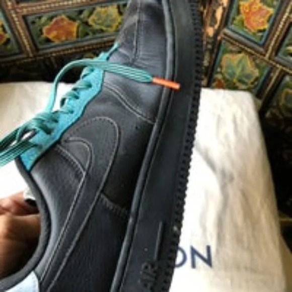 Nike Air Force 1 Low '07 LV8 Black Obsidian Mist Orange - Picture 3 of 8